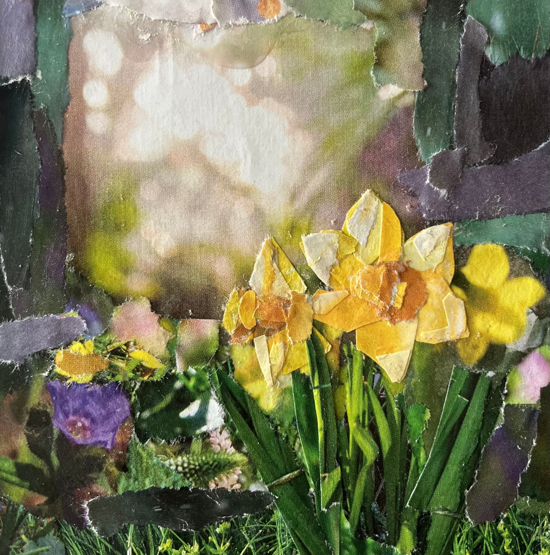 Collage Spring II van Maartje Bezemer